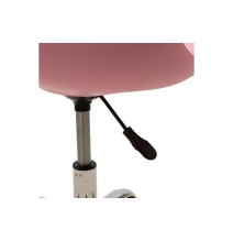 Silla de Oficina Ergonómica en Color Rosa - 93-80x57x48 cm, Comodidad y Estilo Moderno para Trabajo y Estudio.